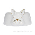 Wholesale Custom Fancy Dog Puppy Ceramic Pet Bowl